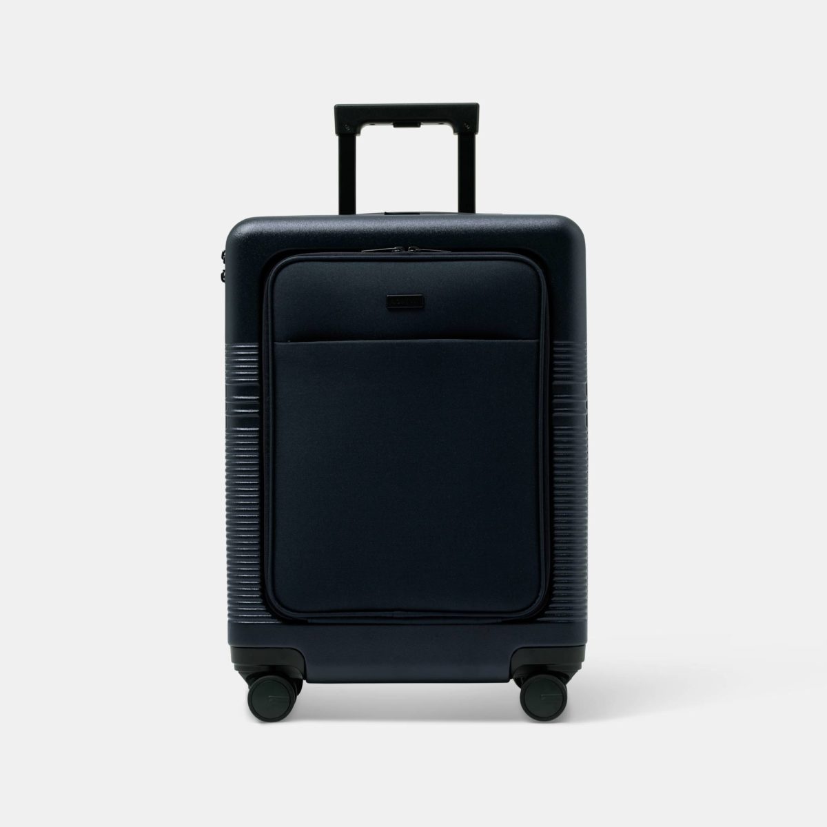 NORTVI blue front pocket suitcase